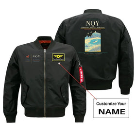 Cornwall Airport Newquay (NQY) Bomber Jacket