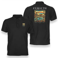 Thumbnail for EXMOUTH - Poster - Double-Side Polo - Black
