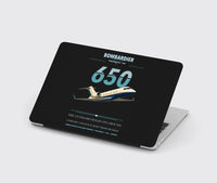 Thumbnail for Bombardier Challenger 650 design on black MacBook case