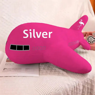 Silver Airplane pillow, Small - 40cm(16inches)
