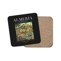 Thumbnail for ALMERÍA - Poster - Coaster - Black