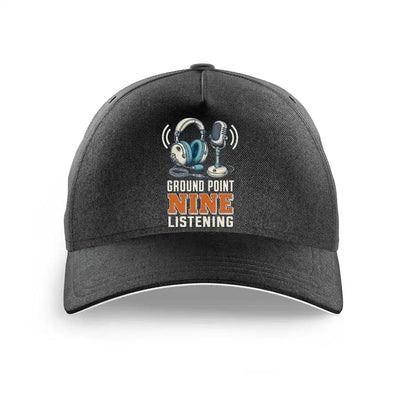 Ground Point Nine Listening design on black printed hat