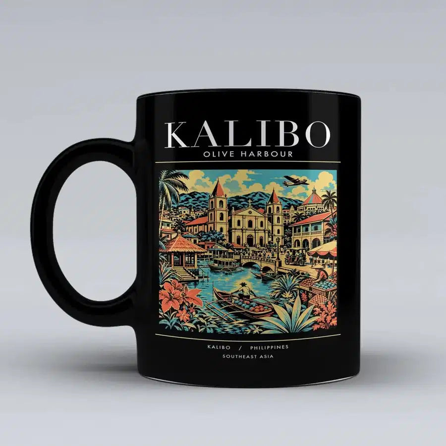 KALIBO - Poster - Mug - Black