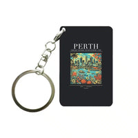 Thumbnail for PERTH - Poster - Key Chain - Black