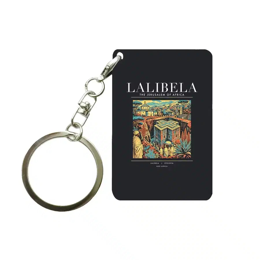 LALIBELA - Poster - Key Chain - Black