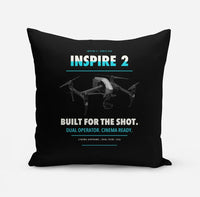 Thumbnail for DJI Inspire 2 design on black pillow