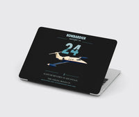 Thumbnail for Bombardier Learjet 24 design on black MacBook case