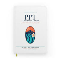 Thumbnail for Tahiti Faa'a Airport (PPT) design on white notebook