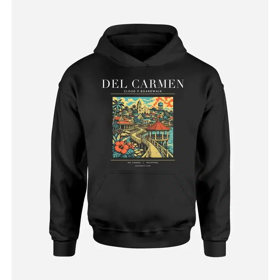 DEL CARMEN - Poster - Premium Hoodie - Black