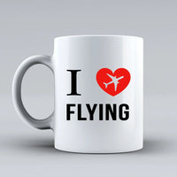 Thumbnail for Customisable I Love Flying Mug - view 2