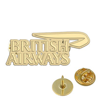 Thumbnail for British Airways Airlines aviation hollow pin in polished alloy.