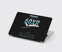 Thumbnail for Bombardier Learjet 60XR design on black MacBook case