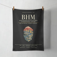 Thumbnail for Birmingham-Shuttlesworth International Airport (BHM) design on black towel