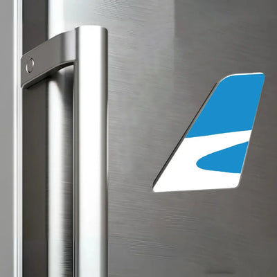 Aerolineas Argentina aviation design tail magnet in 3D metal with magnetic back.