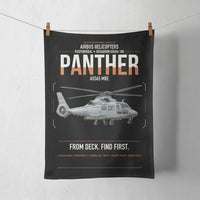 Thumbnail for Airbus Helicopters AS565 MBe Panther design on black towel