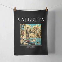 Thumbnail for VALLETTA - Poster - Towel - Black