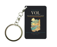 Thumbnail for Nea Anchialos National Airport (VOL) design on black key chain