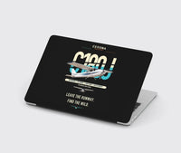Thumbnail for Cessna 180J Skywagon design on black MacBook case