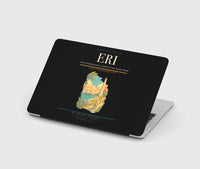 Thumbnail for Erie International Airport (Tom Ridge Field) (ERI) design on black MacBook case