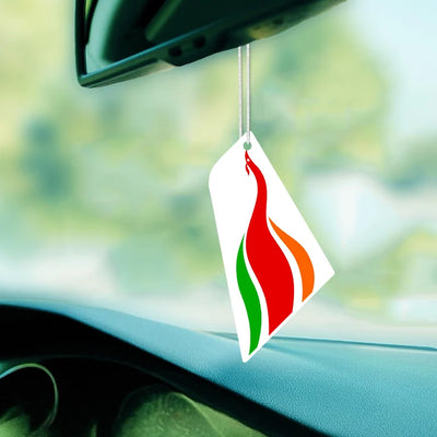 Sri Lankan Airlines Car aviation design on scented aviation-themed paper car air freshener.