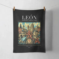 Thumbnail for LEÓN - Poster - Towel - Black