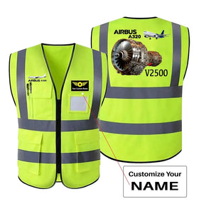 Airbus A320 & V2500 Engine Reflective Vests