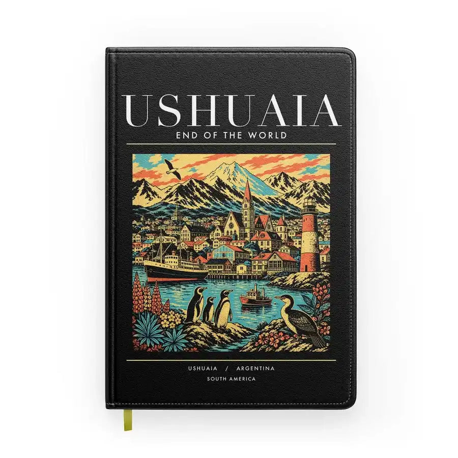 USHUAIA - Poster - Notebook - Black