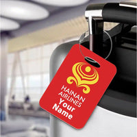 Thumbnail for Hainan Airlines aviation print acrylic luggage tag, durable acrylic.
