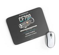 Thumbnail for CF700 design on black rectangle mouse pad