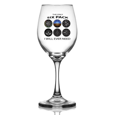 Only Six Pack I Will Wine Glass