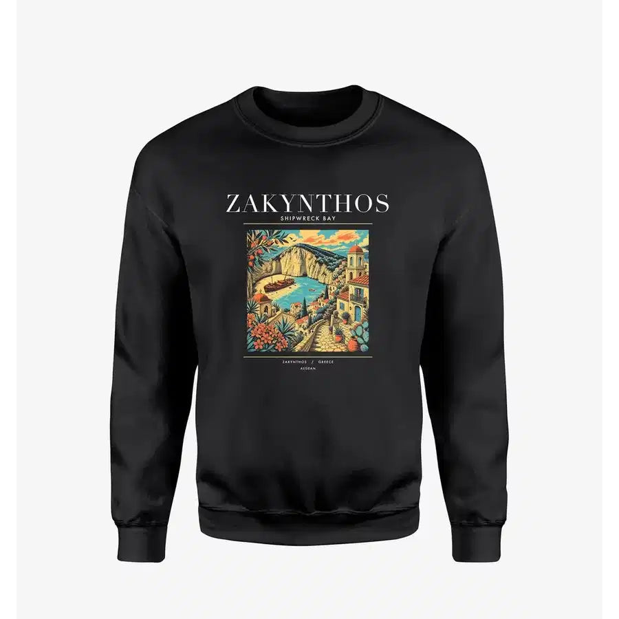 ZAKYNTHOS - Poster - Sweatshirt - Black