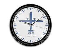 Thumbnail for ATR-72 aviation themed wall clock, premium wood and metal.