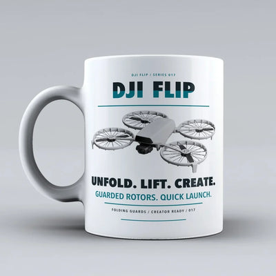 Flip Mug design on white dji