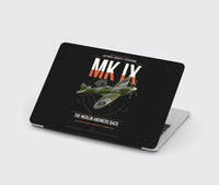Thumbnail for Supermarine Spitfire Mk IX design on black MacBook case