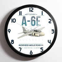 Thumbnail for A-6E Intruder design on white framed wall clock