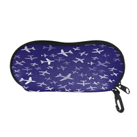 Thumbnail for Different Sizes Seamless Airplanes Glasses Bag aviation design on premium acrylic seamless airplane wall craft.