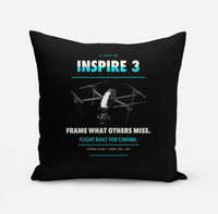 Thumbnail for DJI Inspire 3 design on black pillow