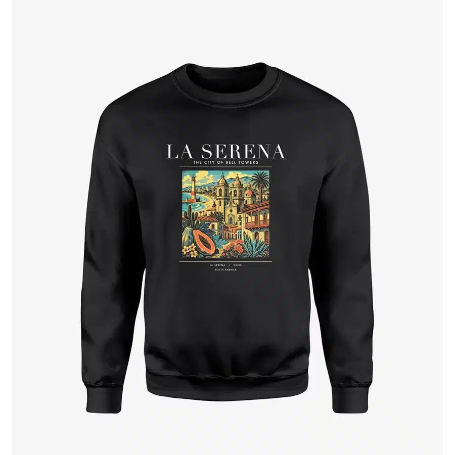 LA SERENA - Poster - Sweatshirt - Black