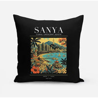 Thumbnail for SANYA - Poster - Pillow - Black
