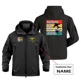 Husband & Dad & Aircraft Mechanic & Legend Military Jackets