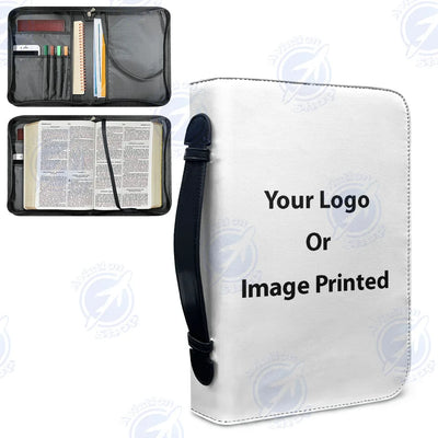 Custom Design Image Logo aviation PU accessories bag in PU faux leather.