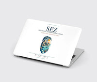 Thumbnail for Seychelles International Airport (SEZ) design on white MacBook case