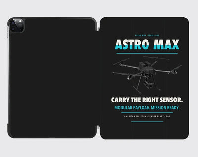 Freefly Astro Max design on black ipad tablet case