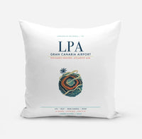 Thumbnail for Gran Canaria Airport (LPA) design on white pillow
