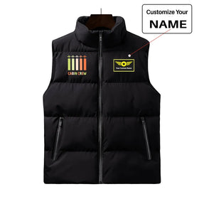 Colourful Cabin Crew Puffy Vests