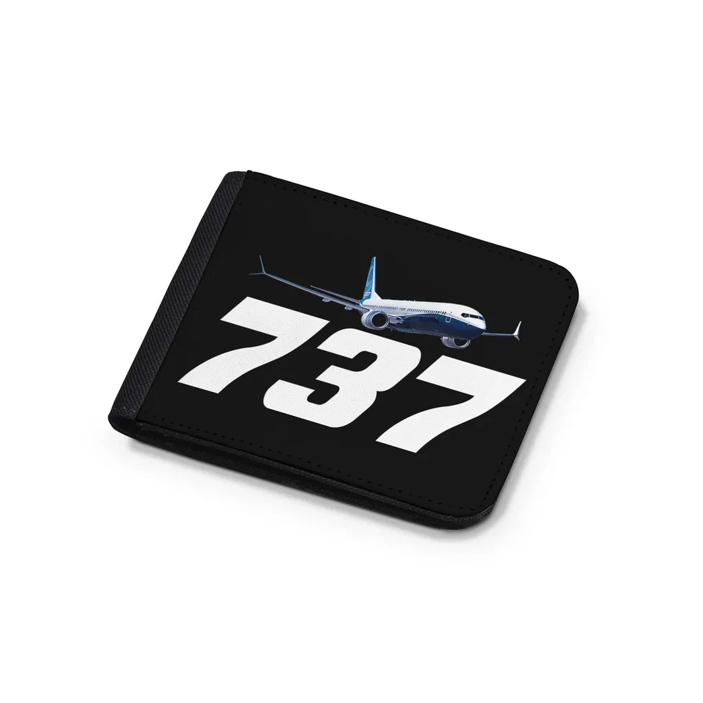 Super Boeing 737-800 aviation wallet in leather.