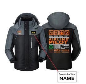 Airline Pilot Label Thick Winter Jackets