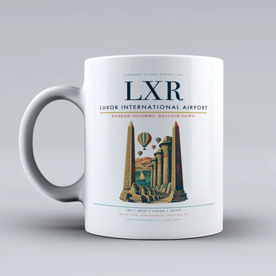 International Airport LXR Mug design on white luxor