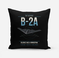 Thumbnail for B-2A Spirit design on black pillow