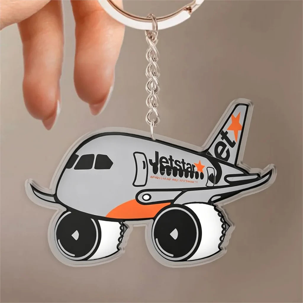 Jetstar Boeing 787 Design Acrylic Keychain